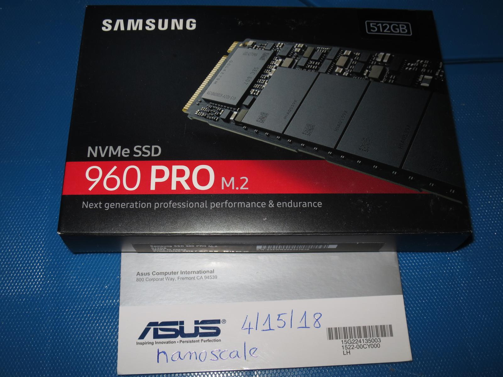 For sale New factory sealed Samsung 960 Pro 512GB M.2 SSD